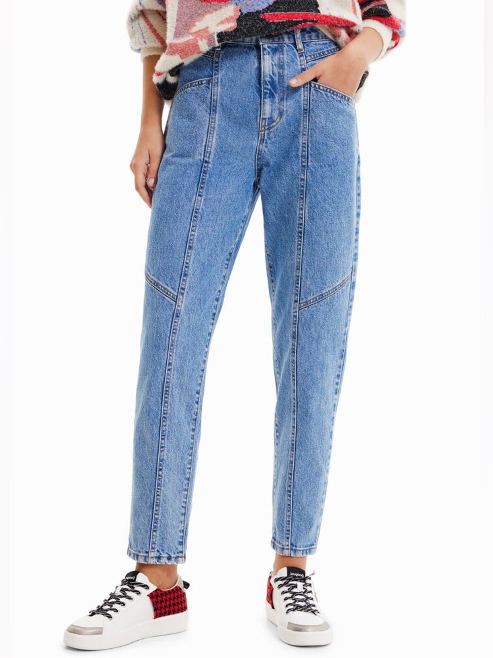 Desigual Seamed Mom Jeans New with tags